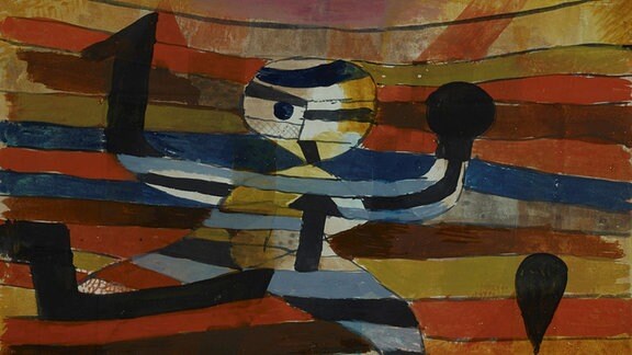 Paul Klee: Läufer – Haker – Boxer, 1920, Aquarell auf Papier, 21,6 x 30,5 cm