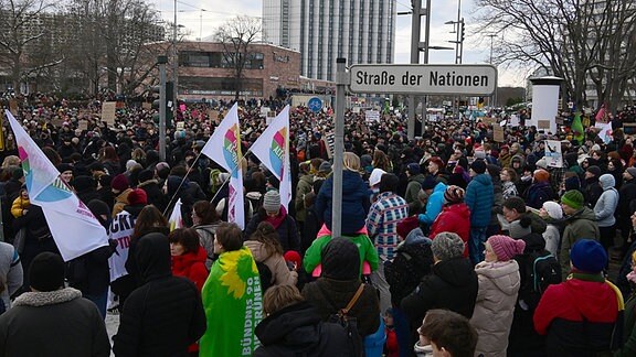 Kraftvolles Zeichen Chemnitzer Bürger gegen Nazis