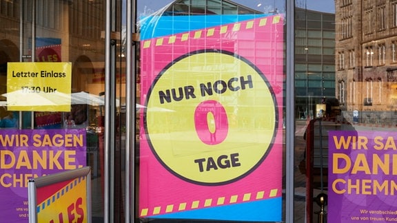 Letzter Tag bei Galeria in Chemnitz