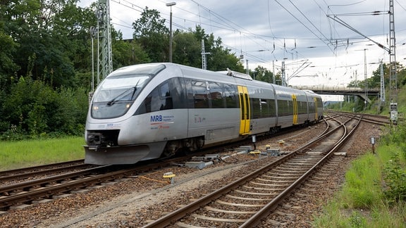 Eine Bahn der Mitteldeutschen Regiobahn (MRB)