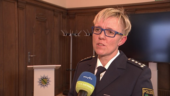 Jana Ulbricht, Pressesprecherin der Polizeidirektion Chemnitz