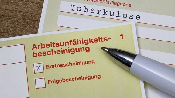 Arbeitsunfähigkeitsbescheinigung und Diagnose
