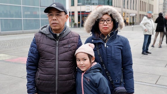 Vietnamesen Chemnitz Pham Phi Son und seine Familie