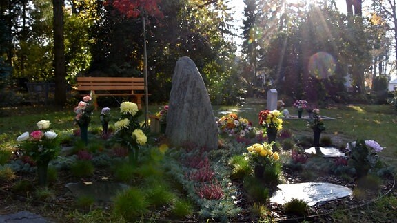 Gedenkstätte für Sternenkinder auf dem Friedhof Hartha