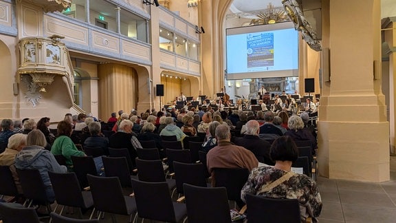 Präventionskonzert des Polizeiorchesters in Freiberg