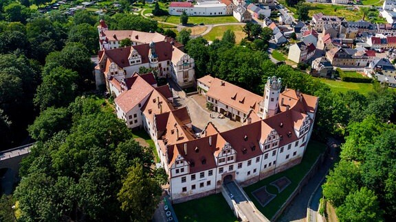 Schloss Hinterglauchau, ein Renaissanceschloss im westsächsischen Glauchau