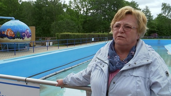 Martina Anders, Chefin des Vereins Wasserfreunde Reumtengrün