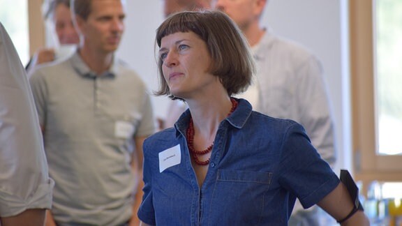 Lea Baumbach, freiberufliche Prozessgestalterin und Umweltwissenschaftlerin; Pionierin in Mittweida beim "Summer of Pioneers"