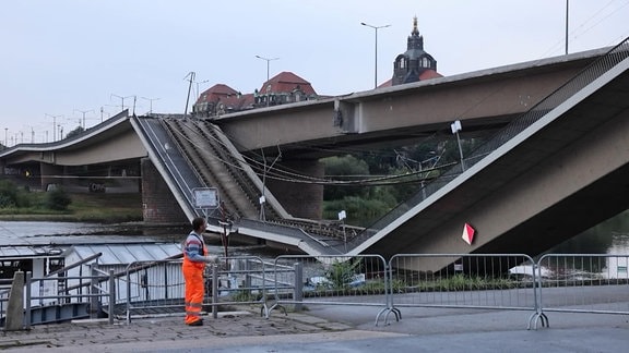 eingestürzte Brücke