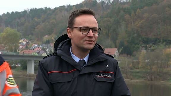 Presssekonferenz Sperrung Brücke Bad Schandau