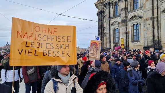 Demo gegen Rechts Dresden