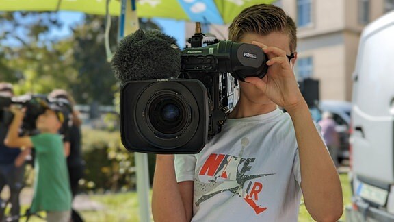 Kameramann beim Funkhausfest