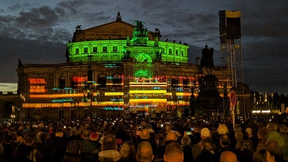 Kraftwerk-Konzert an der Semperoper Dresden