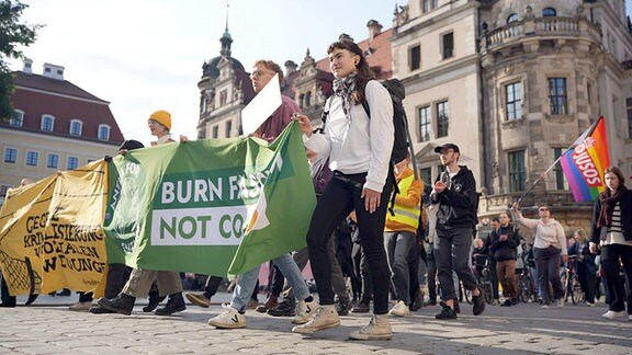 Demonstration in Dresden