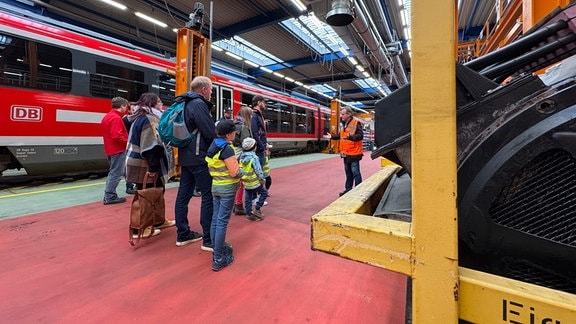 Maus Türöffnertag in der DB Werkstatt in Dresden