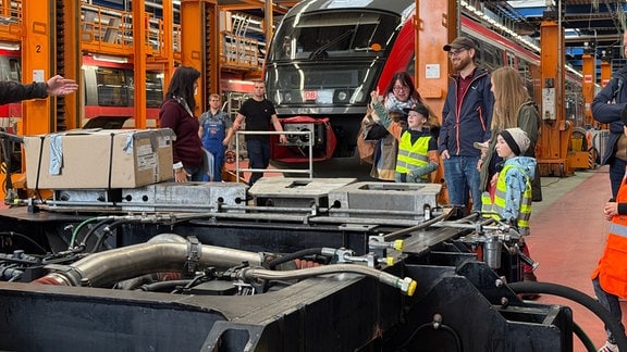 Maus Türöffnertag in der DB Werkstatt in Dresden