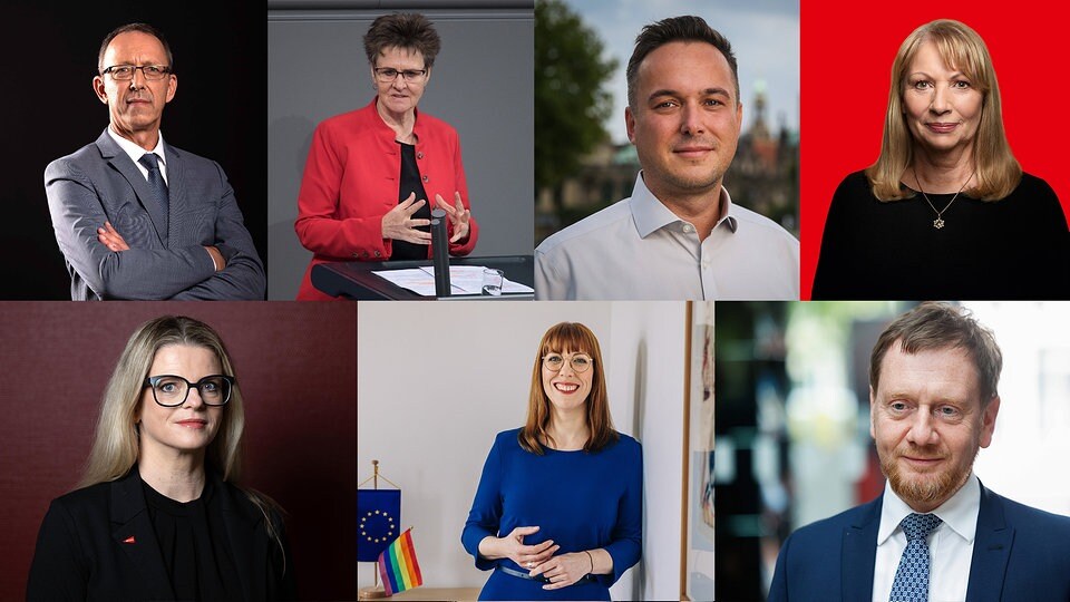 Landtagswahl in Sachsen Das sind die Spitzenkandidaten MDR.DE