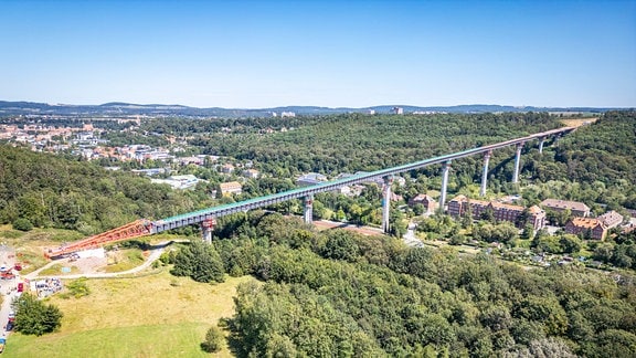 Brücke Gottleubatal am 30. Juli 2024