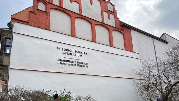 Schüler am Gymnasium Pirna 