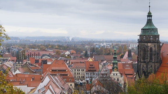 Blick auf die Altstadt von Pirna