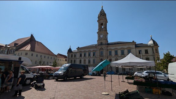 Ein Marktplatz. 