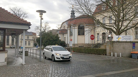 Außenansicht des Krankenhauses Dresden-Friedrichstadt.