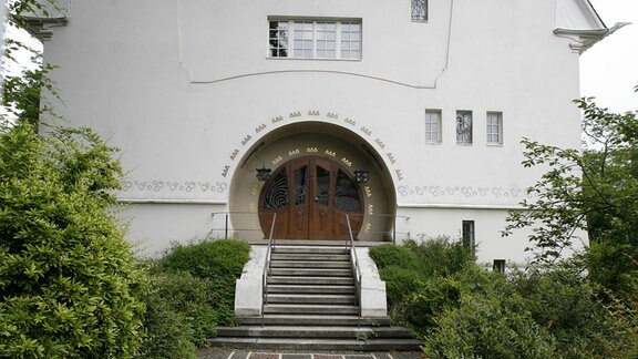 Das "Große Glückert-Haus", ein Haus im Jugendstil in der Künstlerkolonie auf der Mathildenhöhe in Darmstadt
