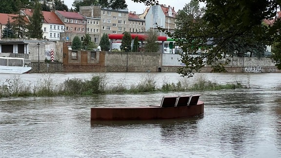 Hochwasser in Görlitz, 15.9.2024, 7 Uhr