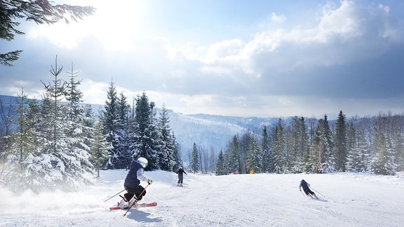 Wintersport Szczyrk Abfahrt