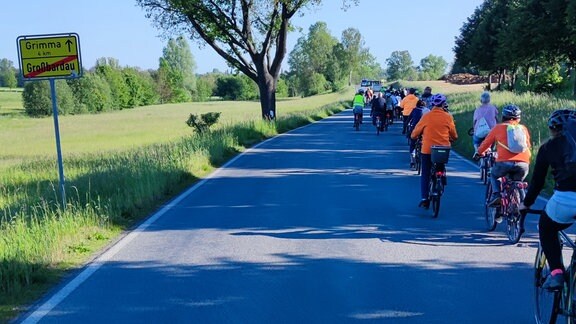 Fahrrad-Demo von Großbardau nach Grimma