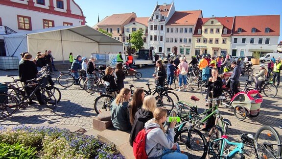 Fahrrad-Demo von Großbardau nach Grimma