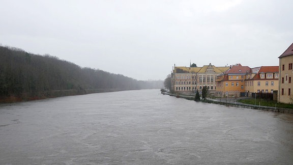 Muldenhochwasser bei Grimma