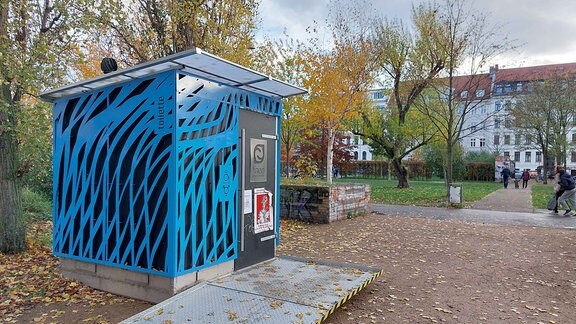 Neue Kompost-Toiletten im Lene-Voigt-Park in Leipzig
