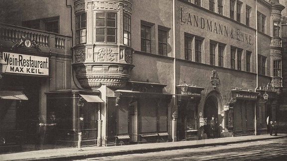 Sogenanntes Fürstenhaus in Leipzig, Grimmaische Straße No. 15 (aus: Denkmäler Deutscher Renaissance), 1882-1891