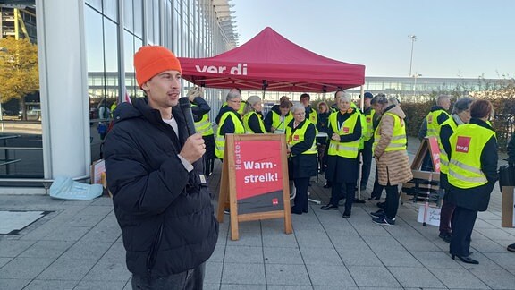 Flughafen Leipzig-Halle: Streik Lufthansa-Tochter