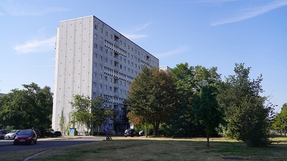 Plattenbau im Leipziger Osten