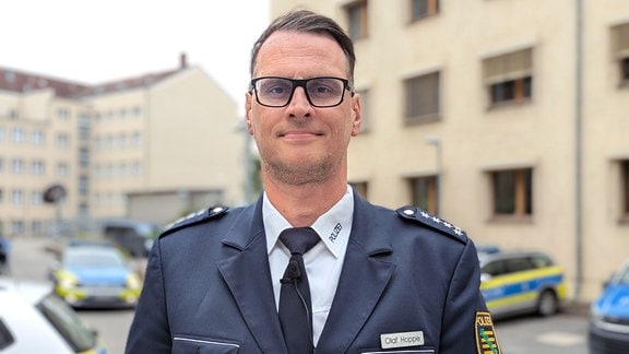 Leipzigs Polizeisprecher Olaf Hoppe 