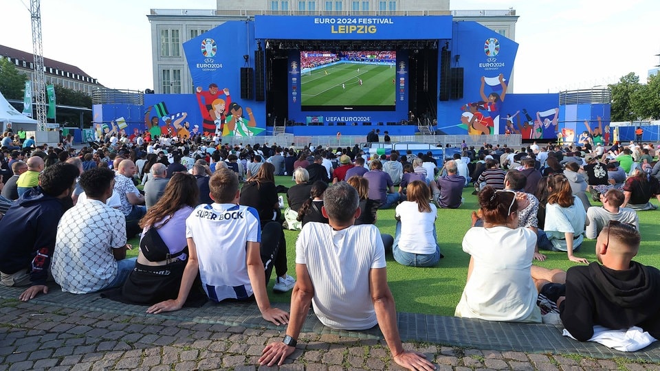 Mistrovství Evropy ve fotbale: Augustusplatz jako divácký magnet? Šest velkých zápasů mistrovství Evropy v jednom týdnu