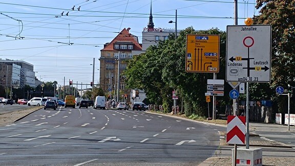 Radweg am Leipziger Innenstadtring