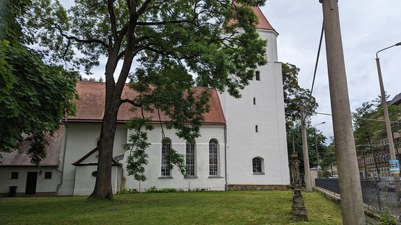 Die evangelische Stephanuskirche befindet sich im Leipziger Stadtteil Mockau.