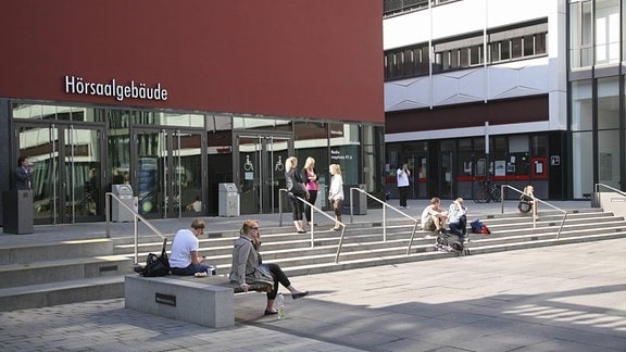 Augustusplatz Universität Hörsaal Innenhof