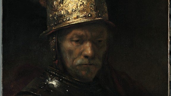 Der Mann mit dem Goldhelm - Gemälde aus der Rembrandt-Werkstatt