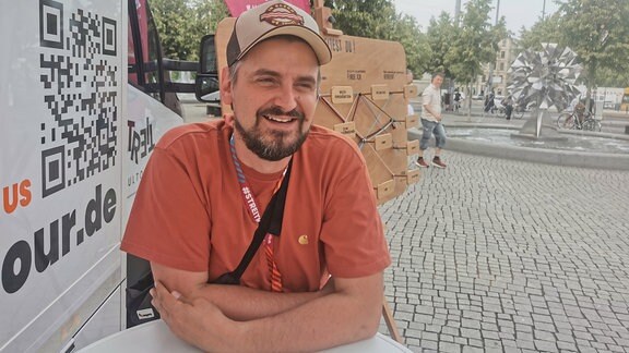 Streitkultour in Leipzig: Projektleiter Dr. Mathias Jaudas 