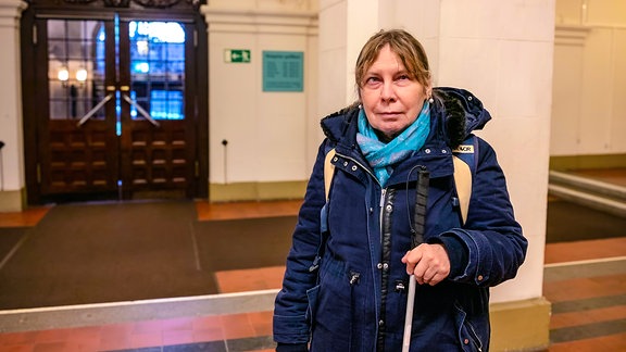 Susanne Siems vom Leipziger Beirat für Menschen mit Behinderungen