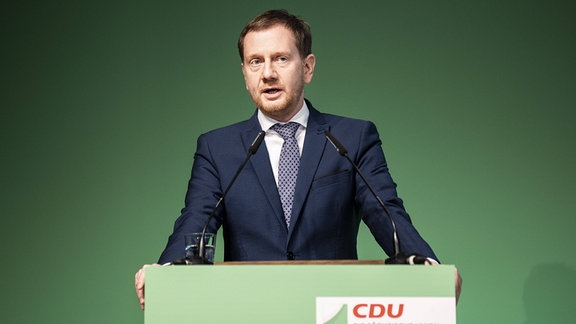 Michael Kretschmer, Ministerpraesident von Sachsen und CDU-Landesvorsitzender