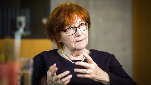 Dr. Nora Goldenbogen, Präsidentin des Landesverbandes Sachsen der jüdischen Gemeinden.