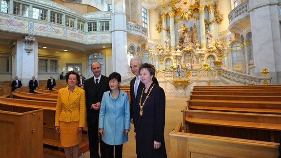 Park Geun Hye, Stanislaw Tillich, Helma Orosz