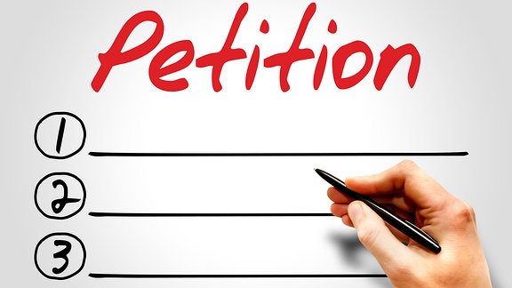 eine Grafik zum Thema Petition