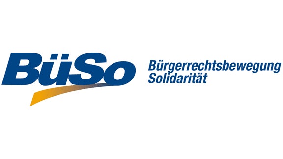 Das Logo der Partei BüSo