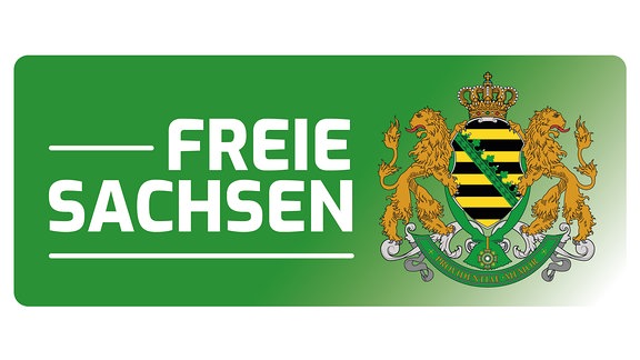 Das Logo der Partei Freie Sachsen